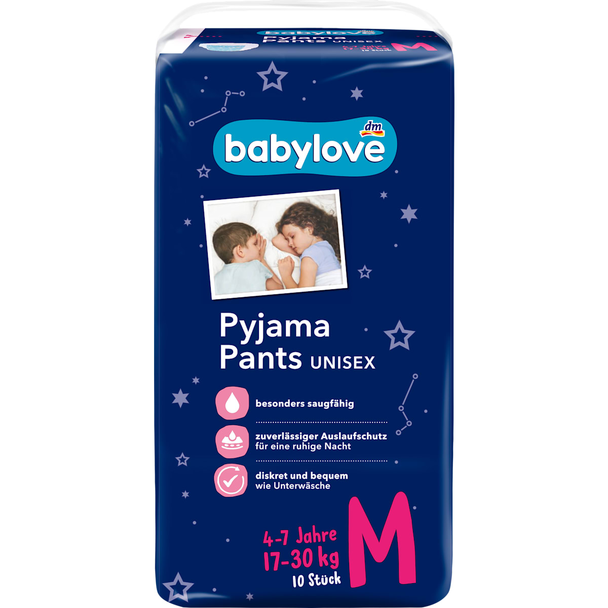 babylove Pyjama Pants Unisex Maat M 4-7 jaar (17-30 kg), 10 St