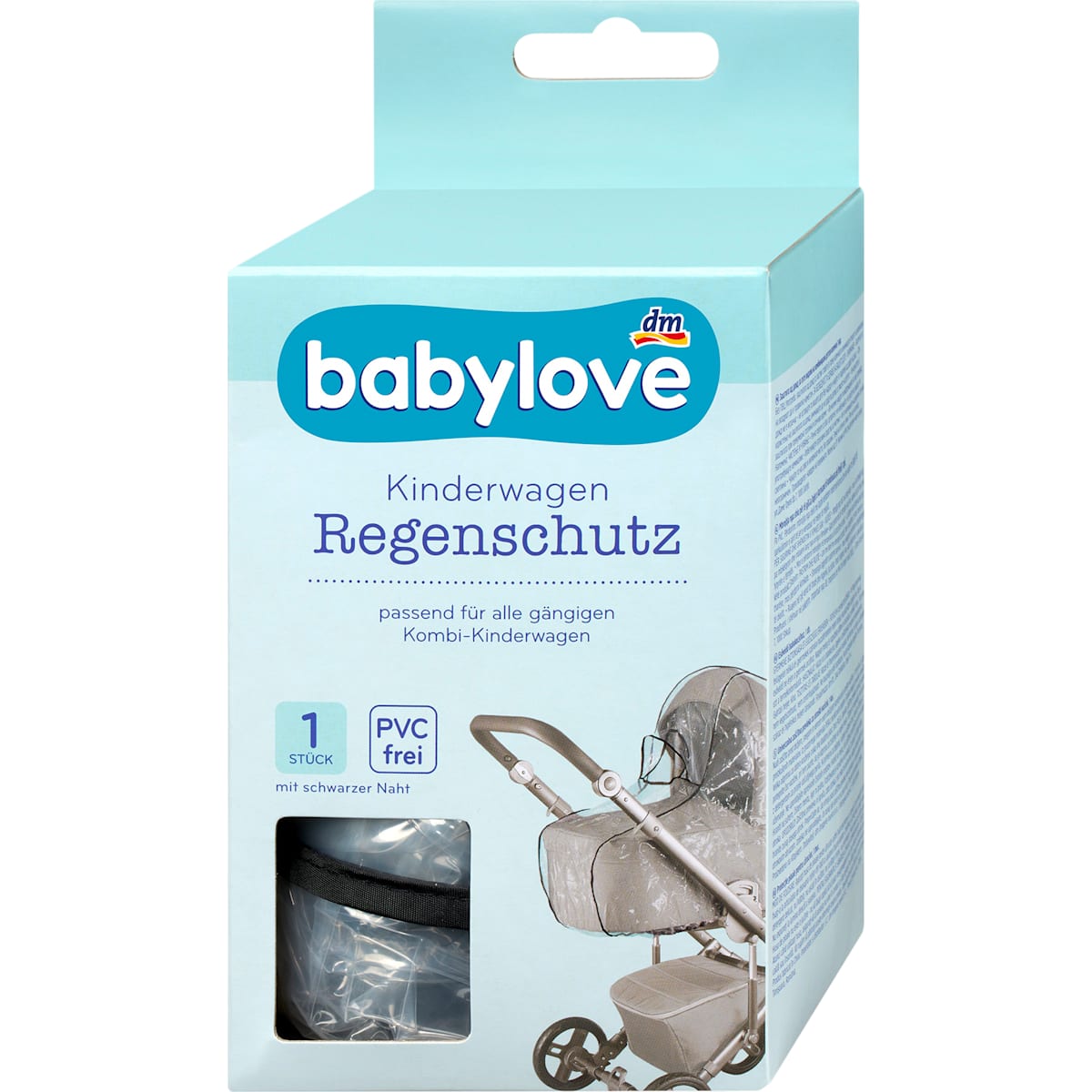 babylove Regenschutz voor Kinderwagen, 1 St