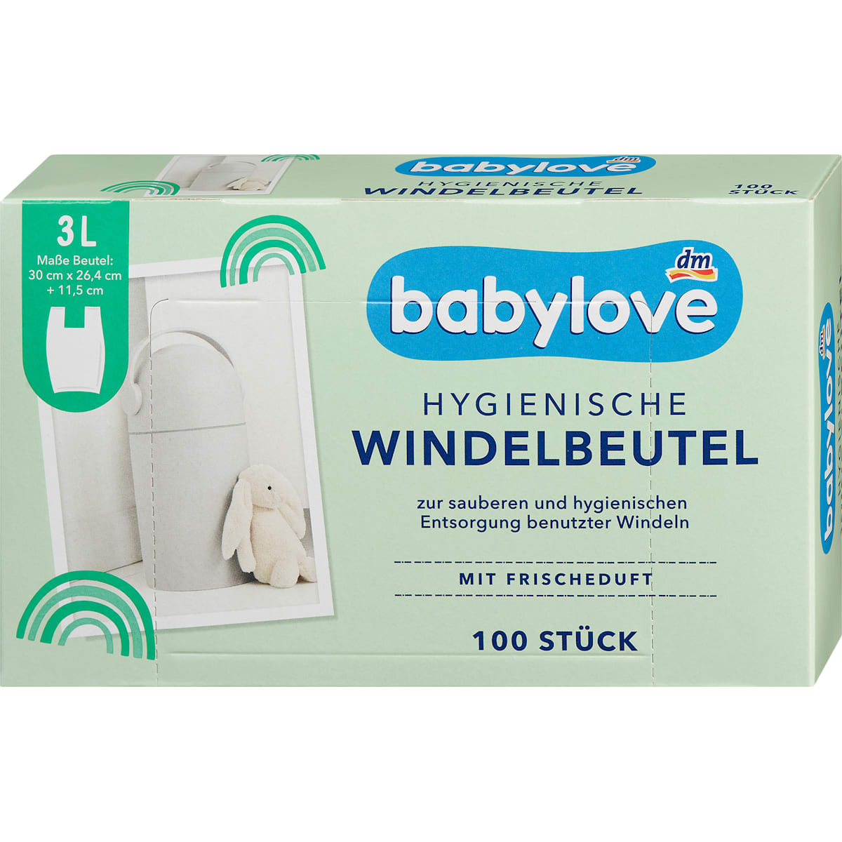 babylove Windelbeutel met Frisse geur, 100 St