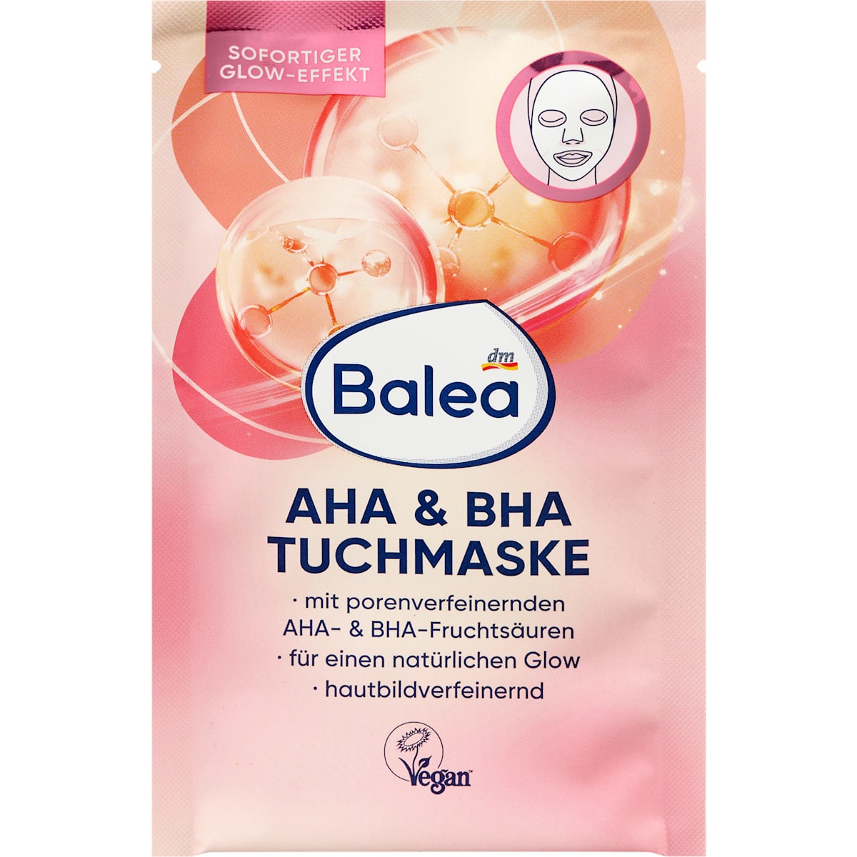 Balea AHA & BHA Tuchmaske, 1 St