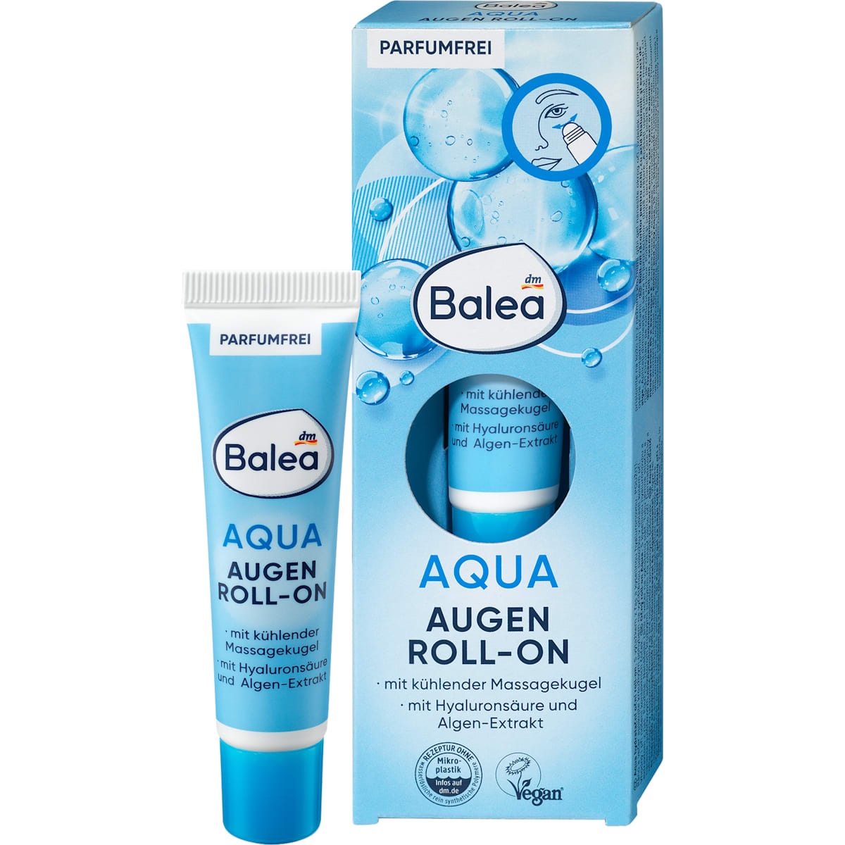 Balea Oogcrème Aqua Augen Roll-On, 15 ml
