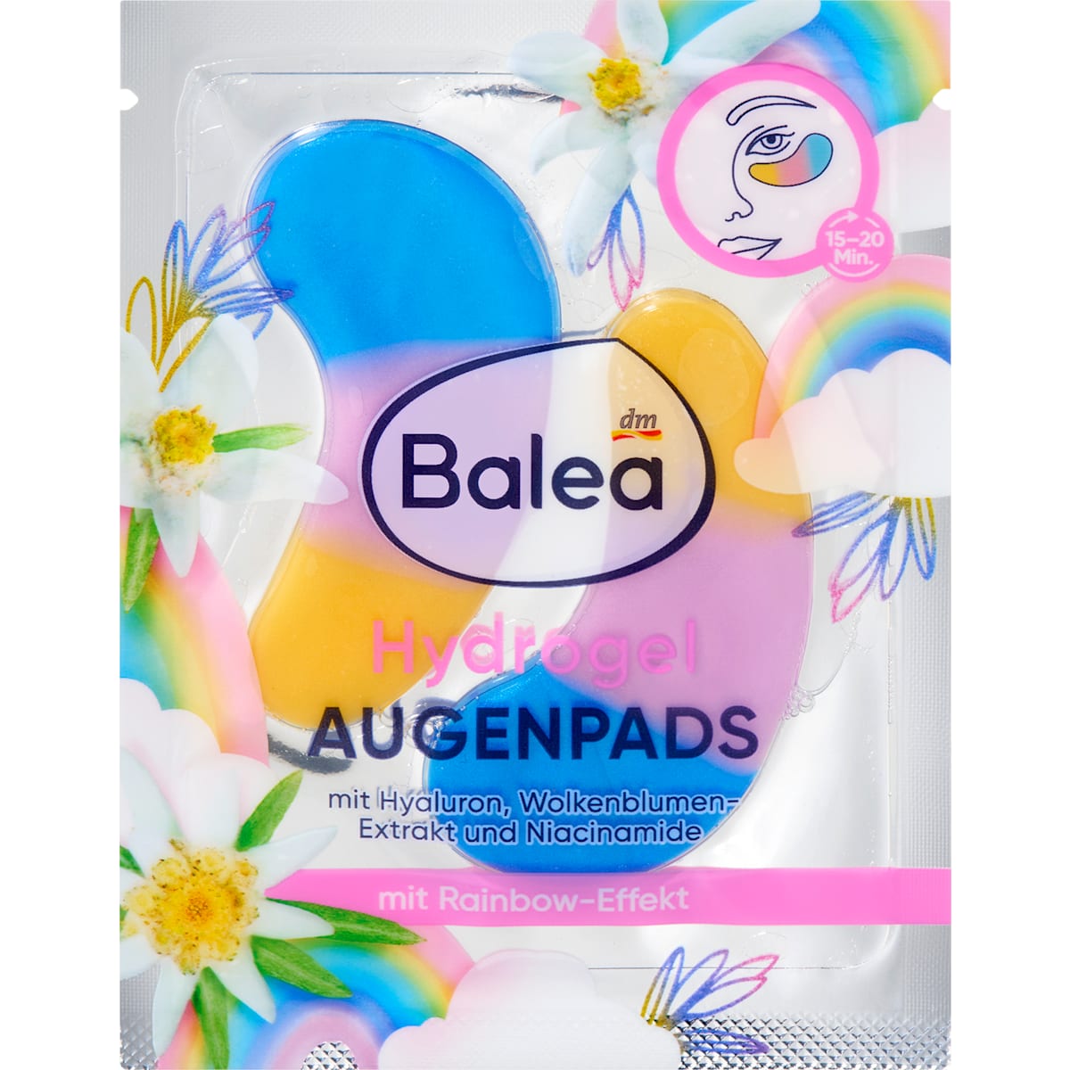 Balea Augenpads Hydrogel Rainbow (1 Paar), 2 St