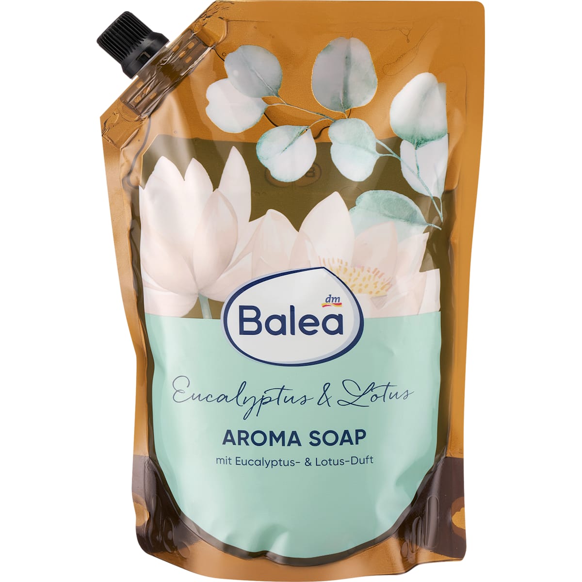 Balea Vloeibare zeep Eukalyptus & Lotus, Navulverpakking, 500 ml