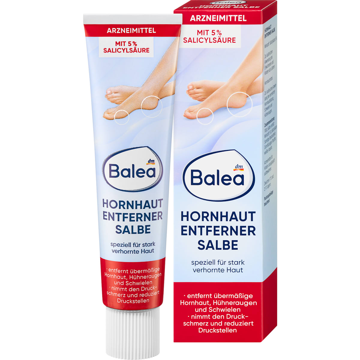 Balea Voetcrème Hornhautentferner Zalf, 50 g