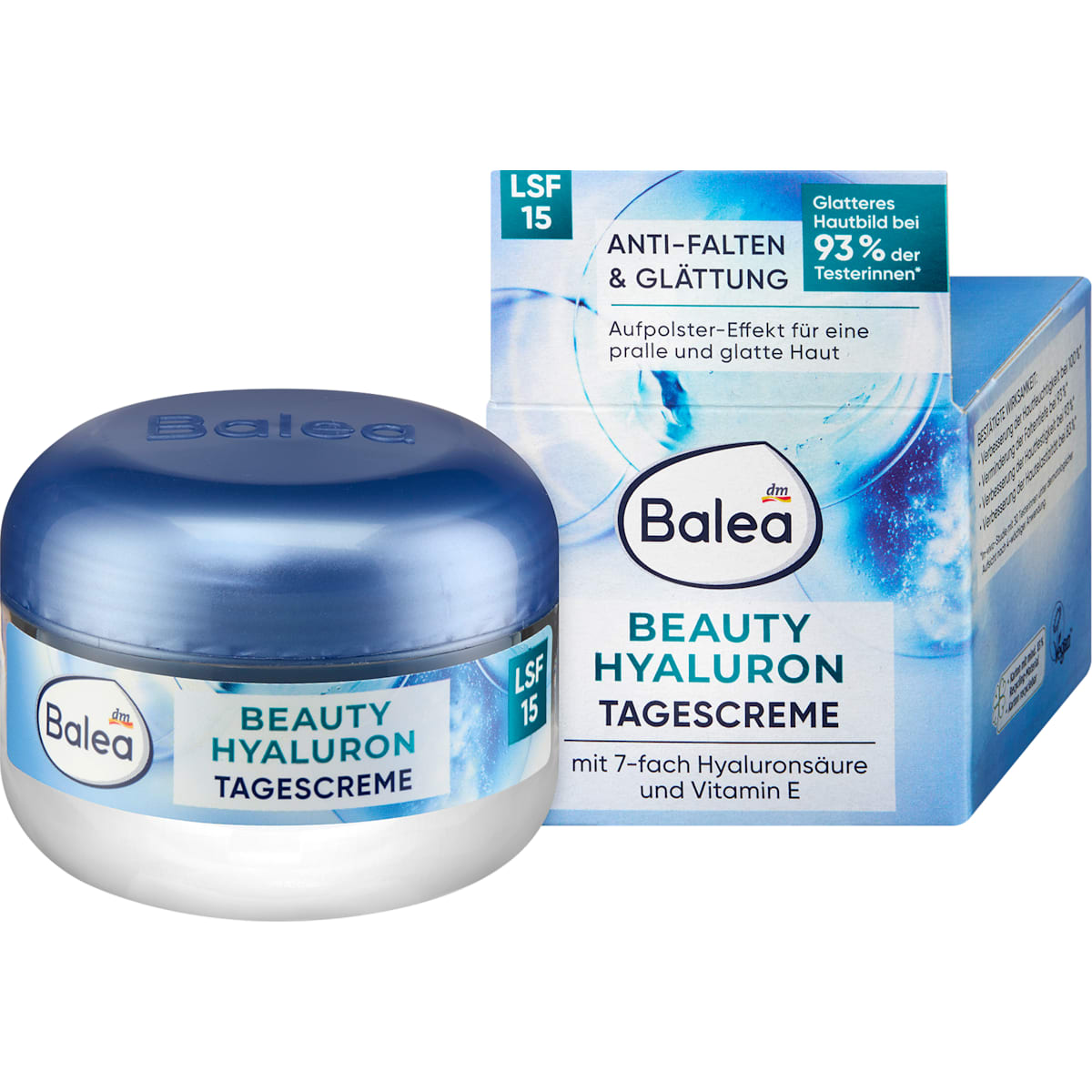 Balea Gezichtscrème Hyaluron Beauty SPF 15, 50 ml