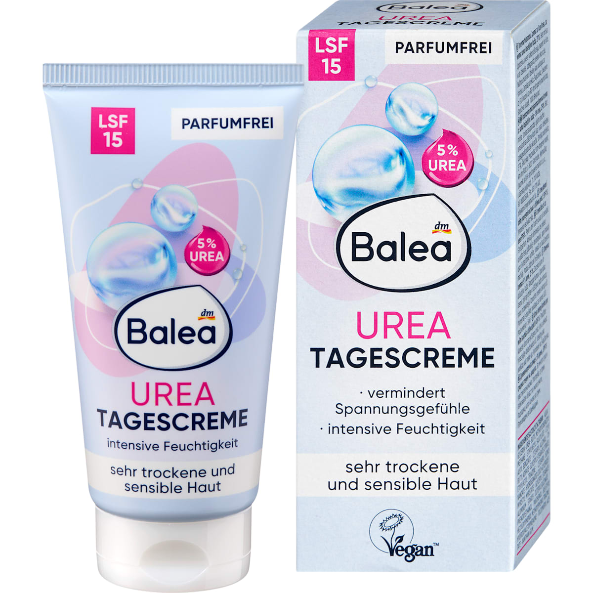 Balea Gezichtscrème Urea SPF 15, 50 ml