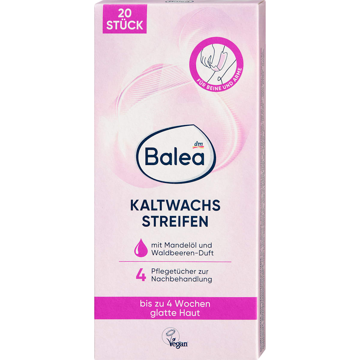 Balea Koudwaxstrips Lichaam, 20 St