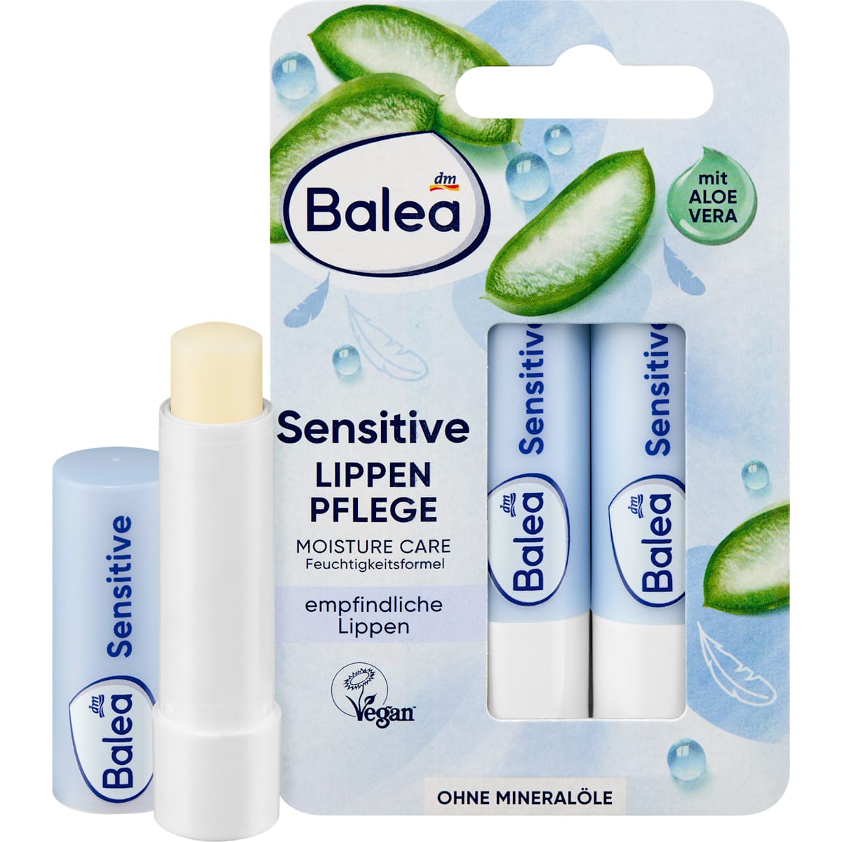 Balea Lippenverzorging Sensitive, 9,6 g