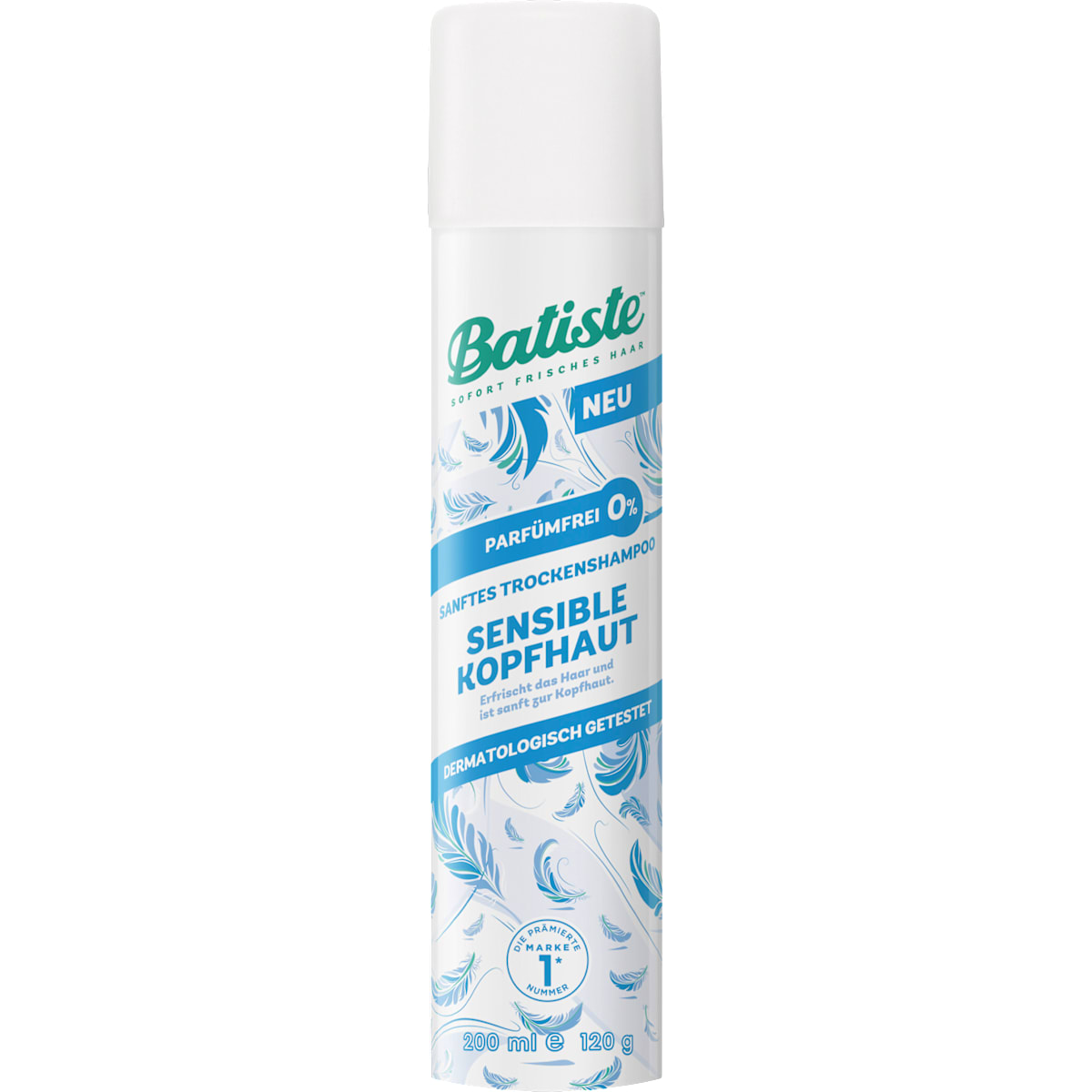 Batiste Droogshampoo Sensible Hoofdhuid, 200 ml