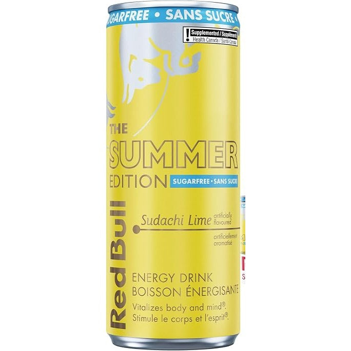 Red Bull Energy Drink Summer Edition Sudachi & Limoen Sugarfree 0,25l
