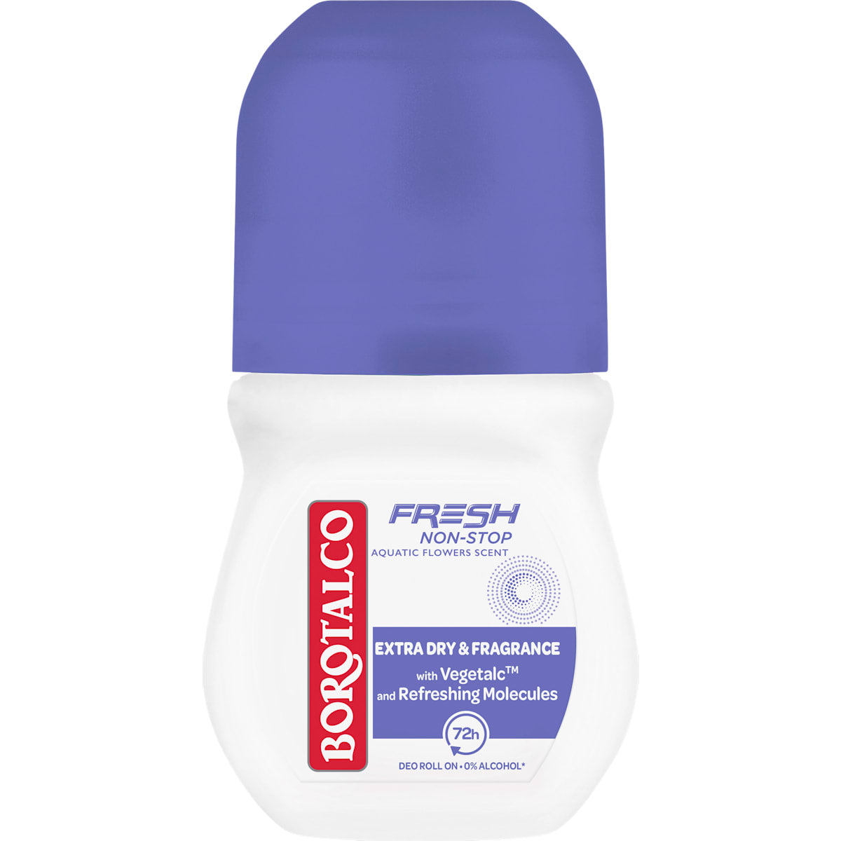 Borotalco Antitranspirant Deo Roll-on FRESH Non-Stop Aquatic Flowers Scent, 50 ml