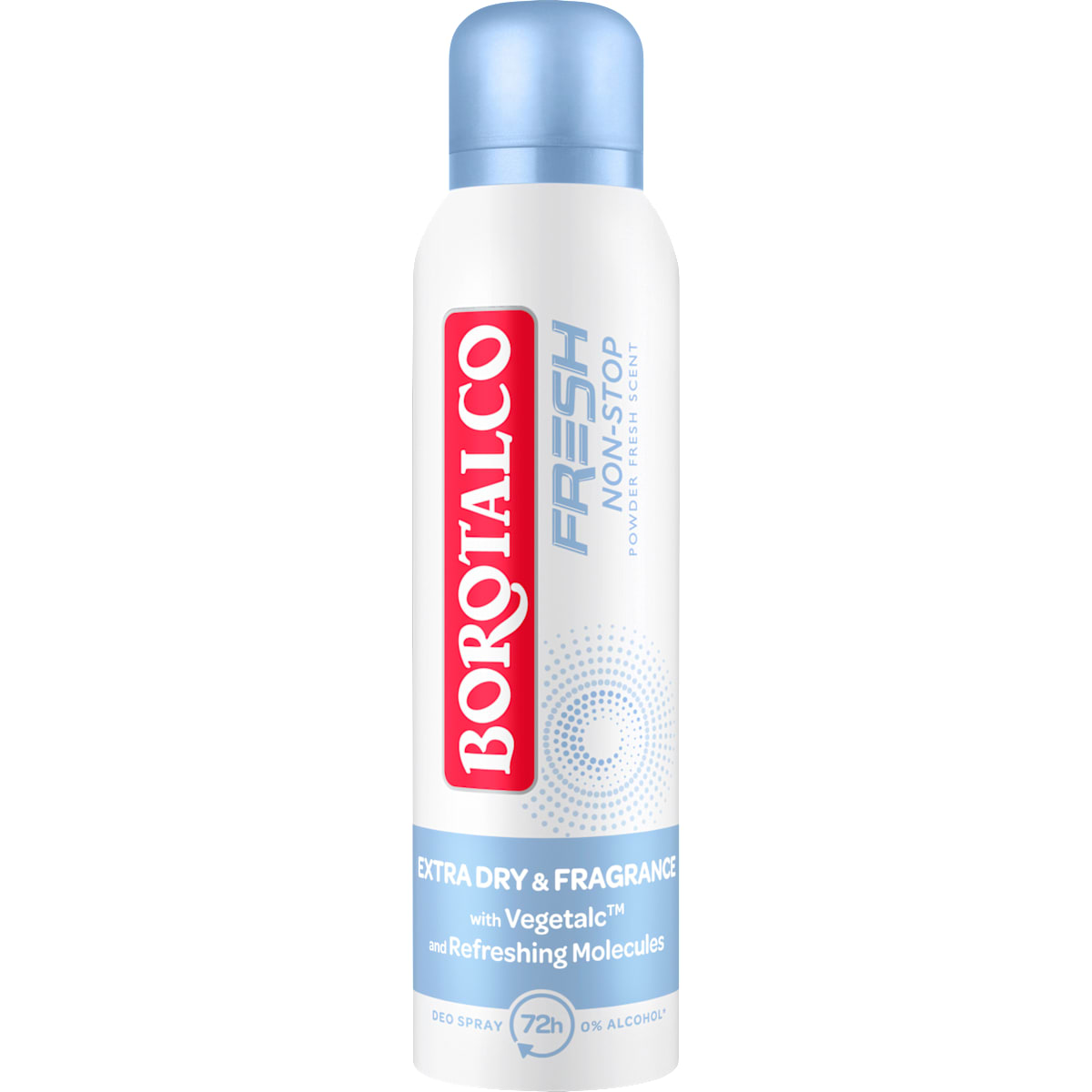 Borotalco Antitranspirant Deospray FRESH Non-Stop Powder Fresh Scent, 150 ml