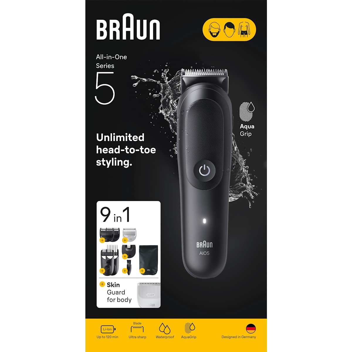 Braun Baardtrimmer & Tondeuse, Series 5 All-In-One Style Kit, 1 St