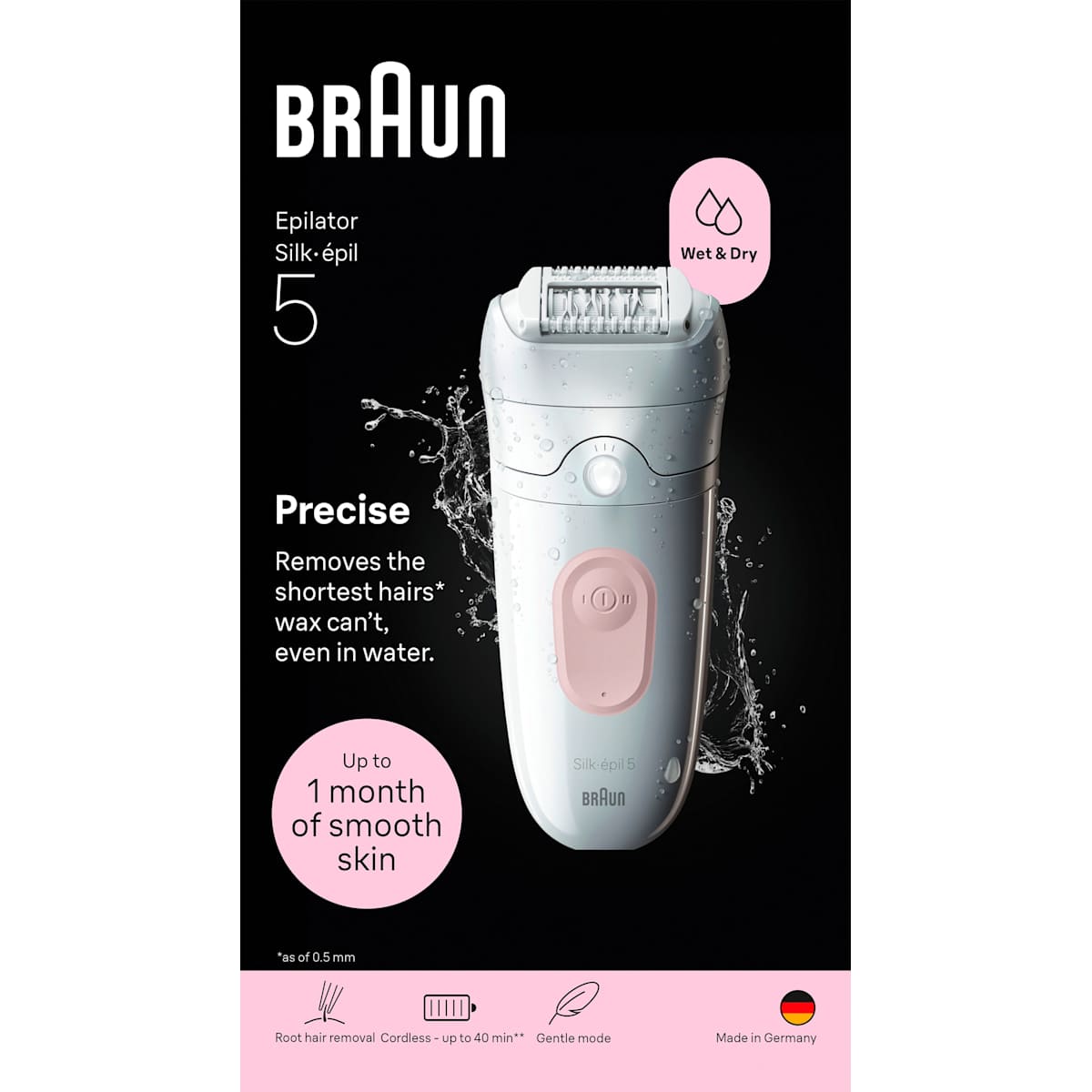 Braun Epilierer, Silk-épil SE5-000, 1 St