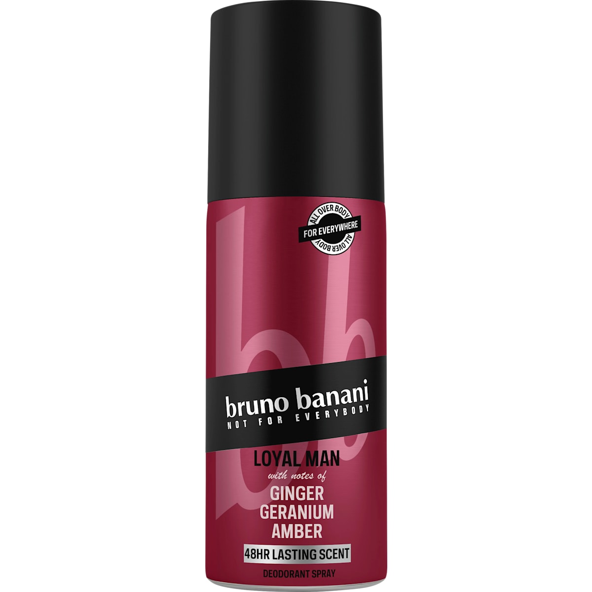 bruno banani Deospray Loyal Man Ginger Geranium Amber, 150 ml