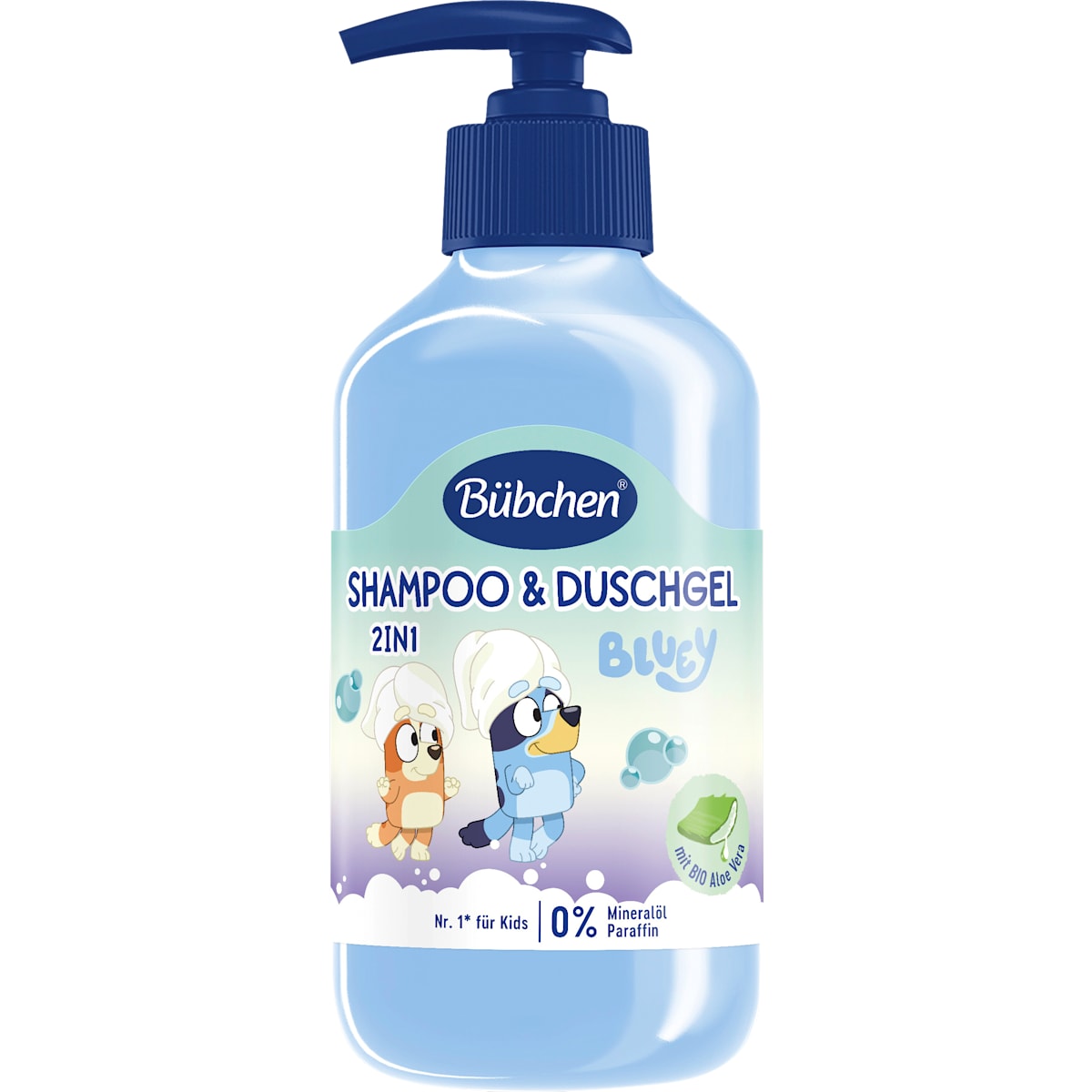 Bübchen Kinder Shampoo & Douchegel Bluey 2in1, 250 ml