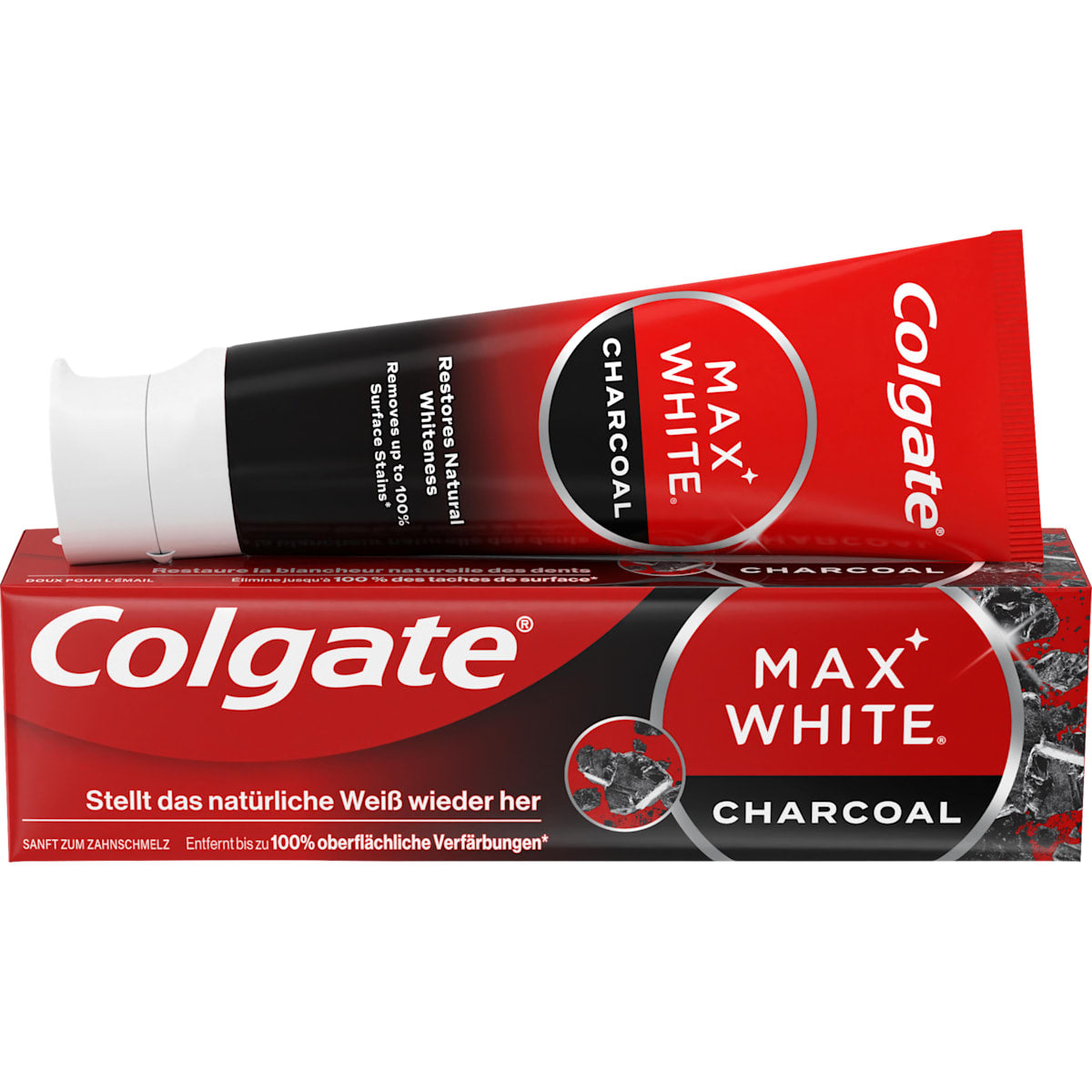 Colgate Tandpasta Max White Charcoal, 75 ml