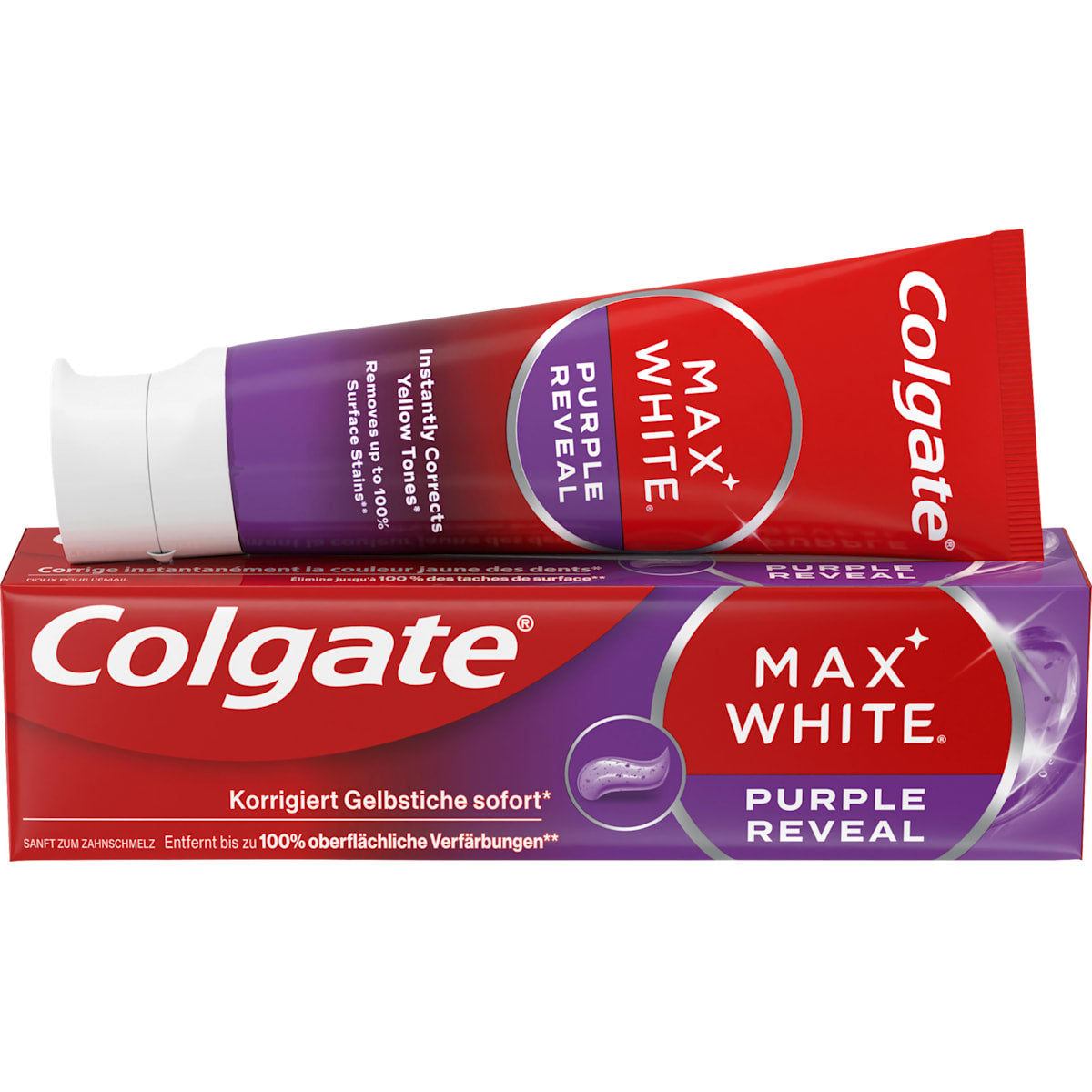 Colgate Tandpasta Max White Purple Reveal, 75 ml