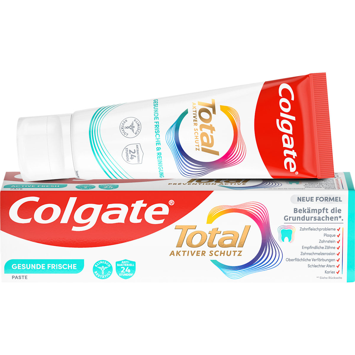 Colgate Tandpasta Total Aktiver Bescherming, Gezonde Frisse, 75 ml
