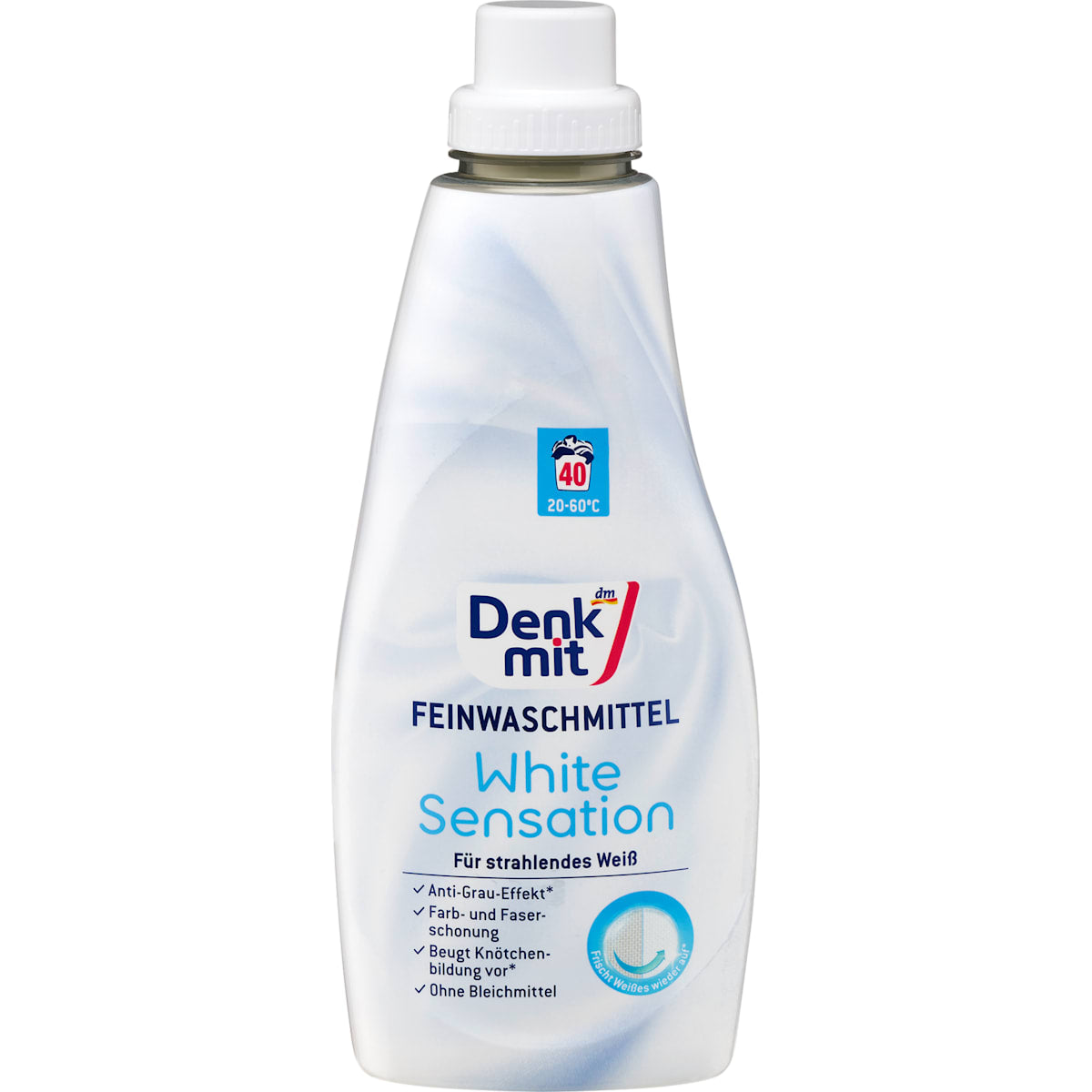 Denkmit Fijnwasmiddel White Sensation vloeibaar, 40 Wl