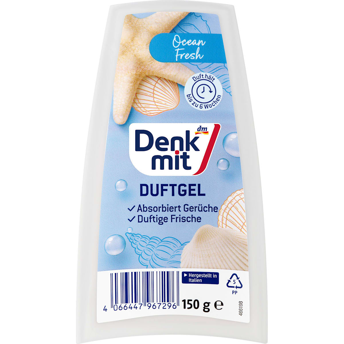 Denkmit Luchtverfrisser Geur-Gel Ocean Fresh, 150 g