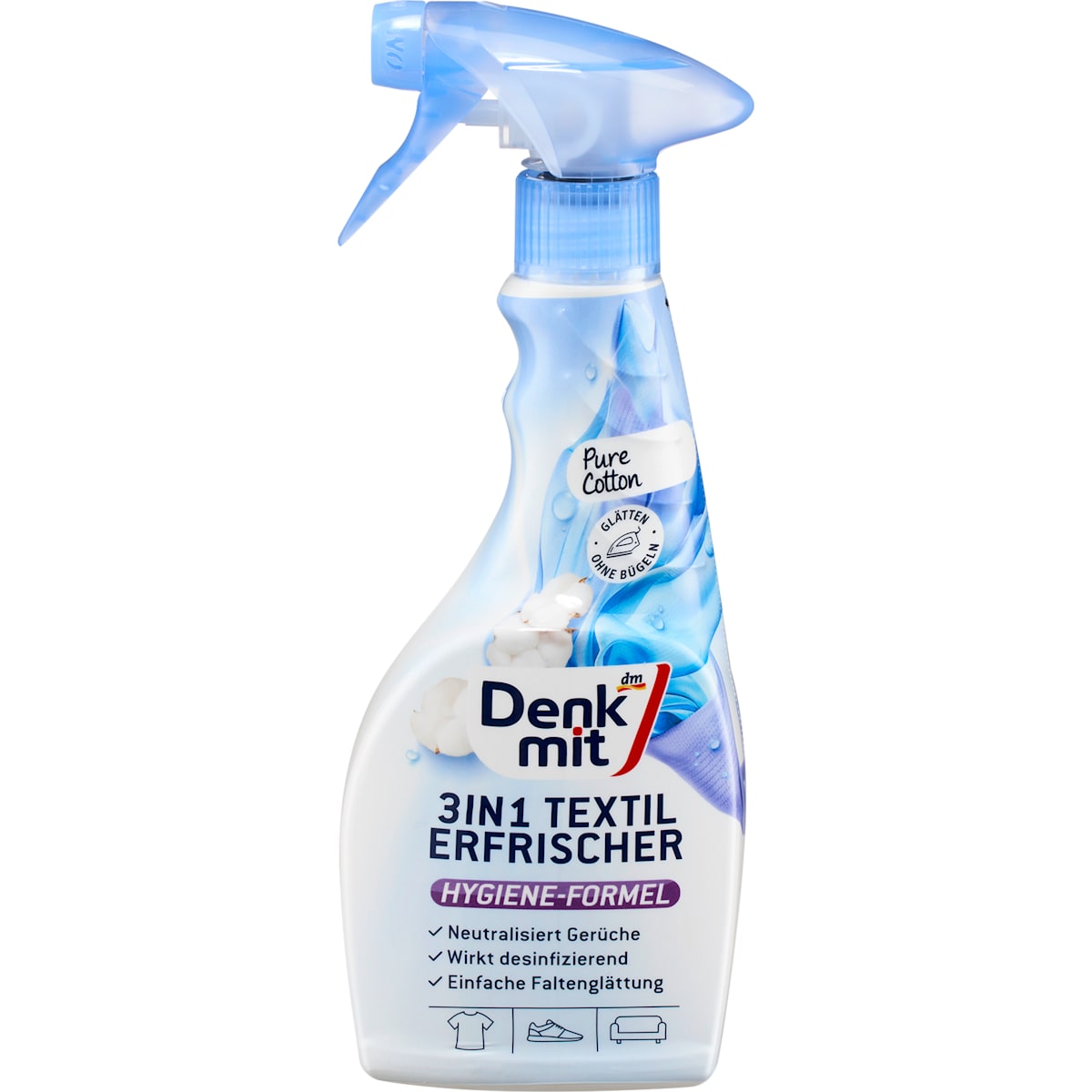 Denkmit Textilerfrischer 3in1 Pure Cotton, 500 ml