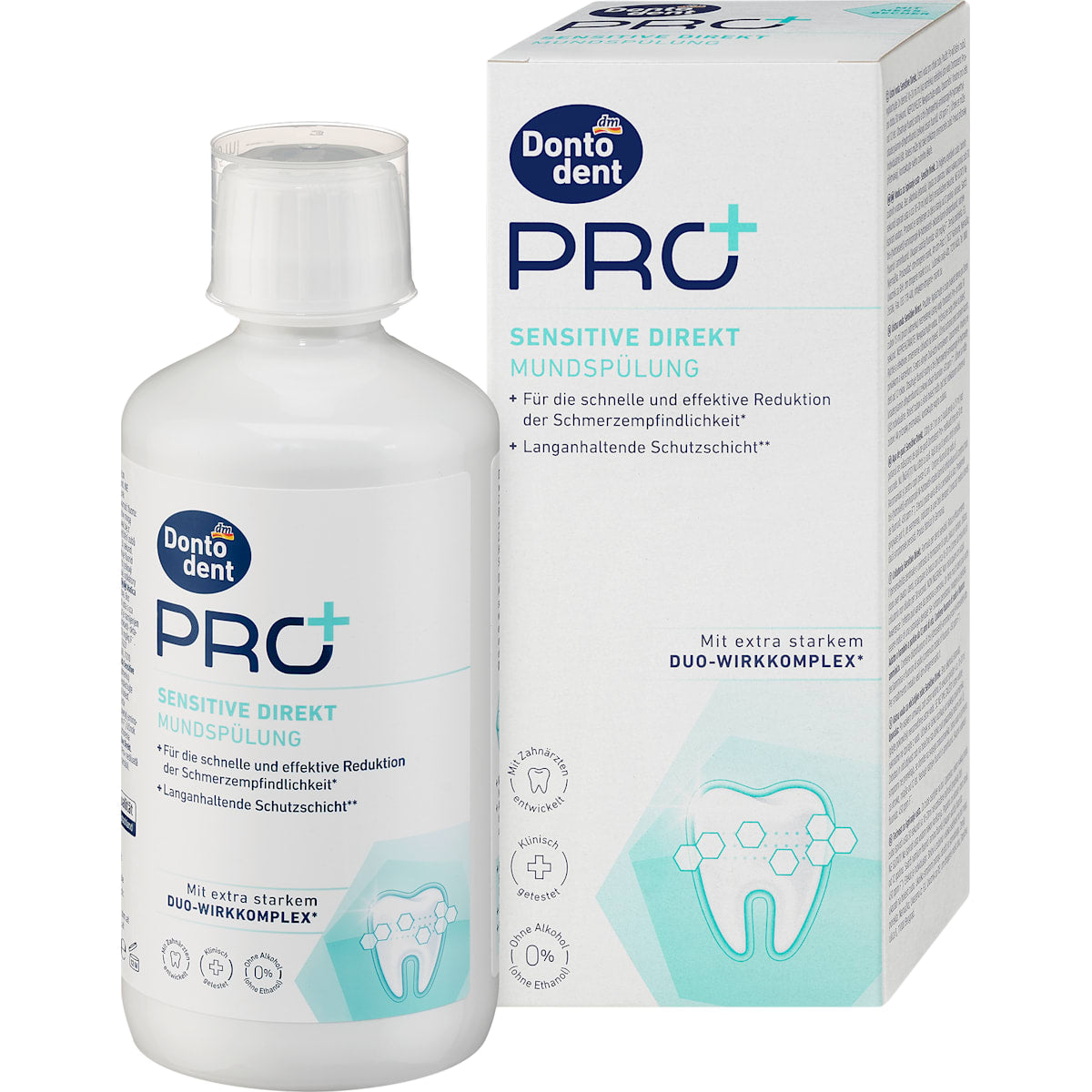 Dontodent PRO+ Mondspoeling PRO+ Sensitive Direkt, 400 ml
