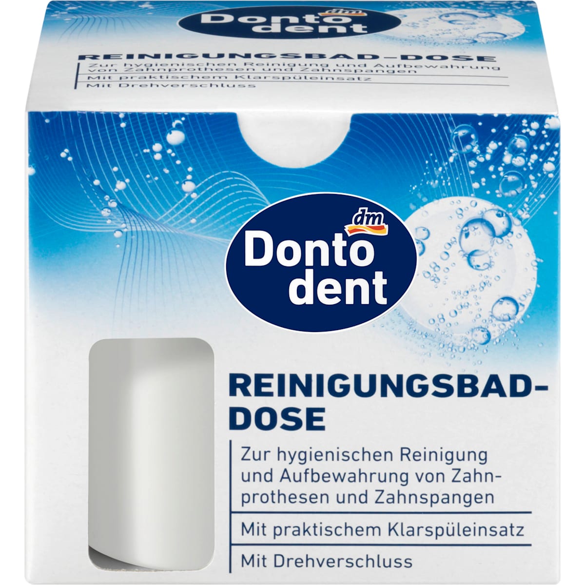 Dontodent Reinigungsbad-Blik, 1 St