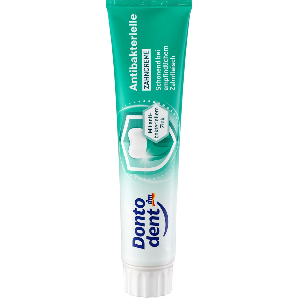 Dontodent Tandpasta antibacterieel, 125 ml