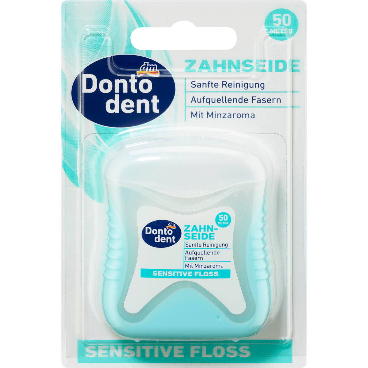 Dontodent Tandzijde sensitive Floss, 50 m