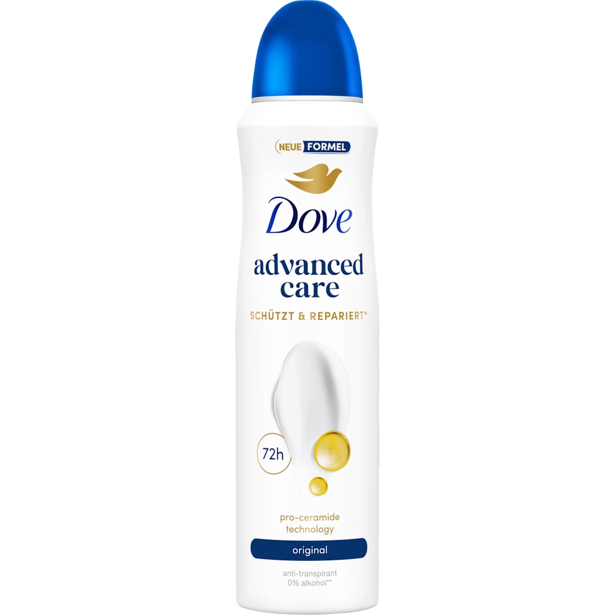 Dove Antitranspirant Deospray Advanced Care Original, 150 ml