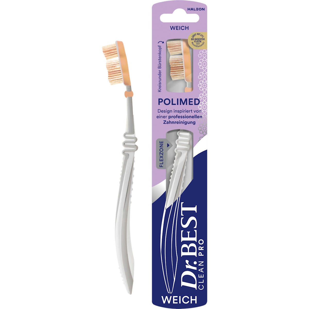 Dr. BEST Tandenborstel Clean Pro Polimed weich, 1 St