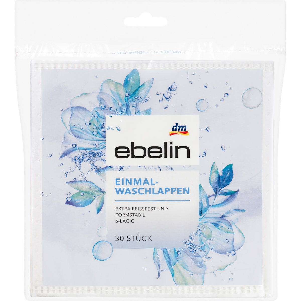 ebelin Einmalwaschlappen, 30 St