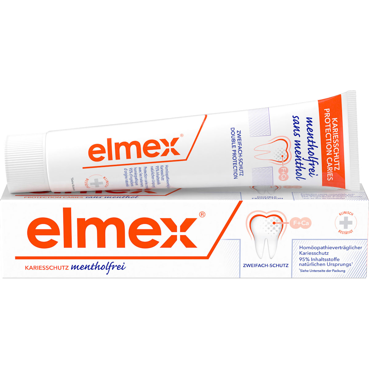elmex Tandpasta Cariësbescherming mentholfrei, 75 ml