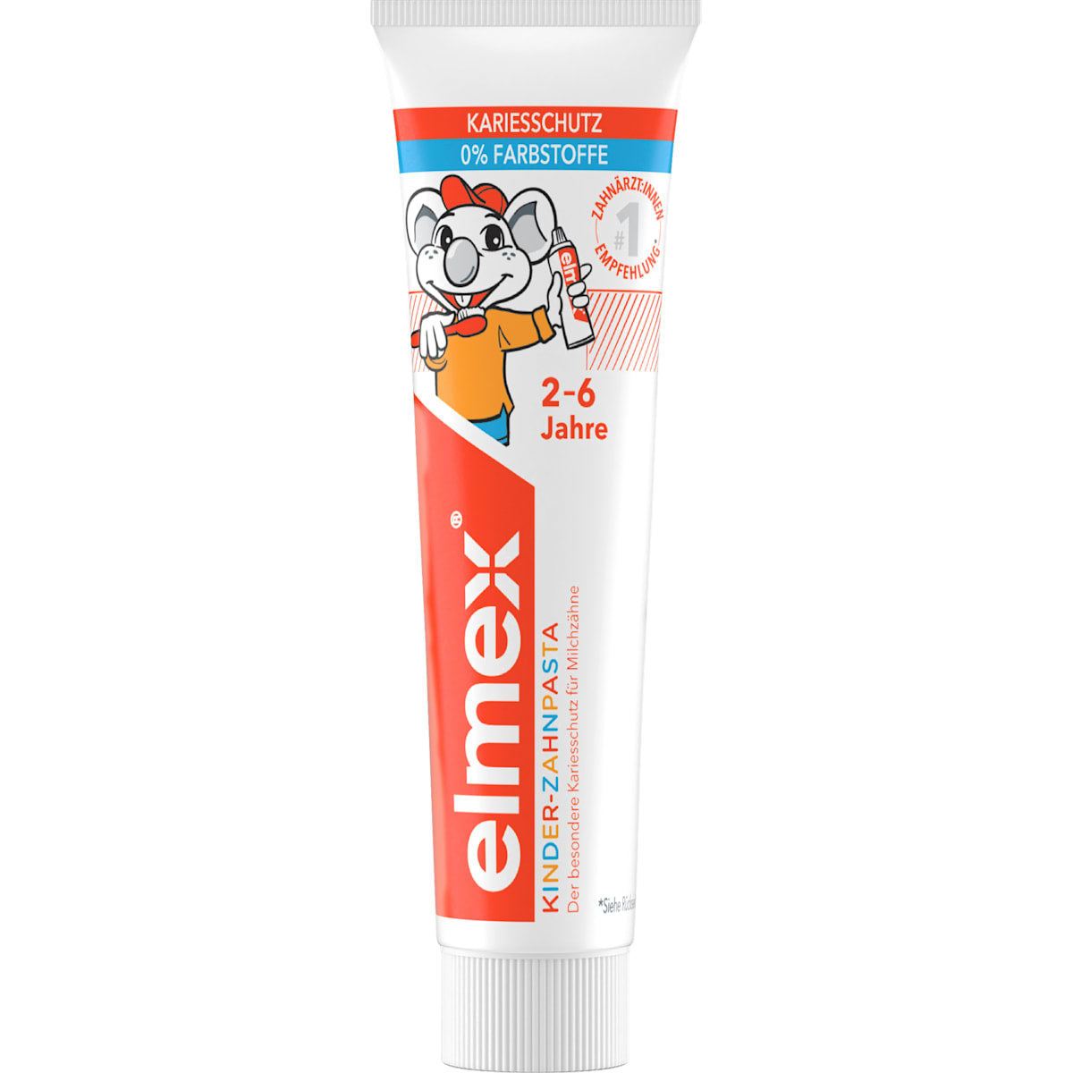elmex Tandpasta Kinder, 2-6 jaar, Reisformaat, 12 ml