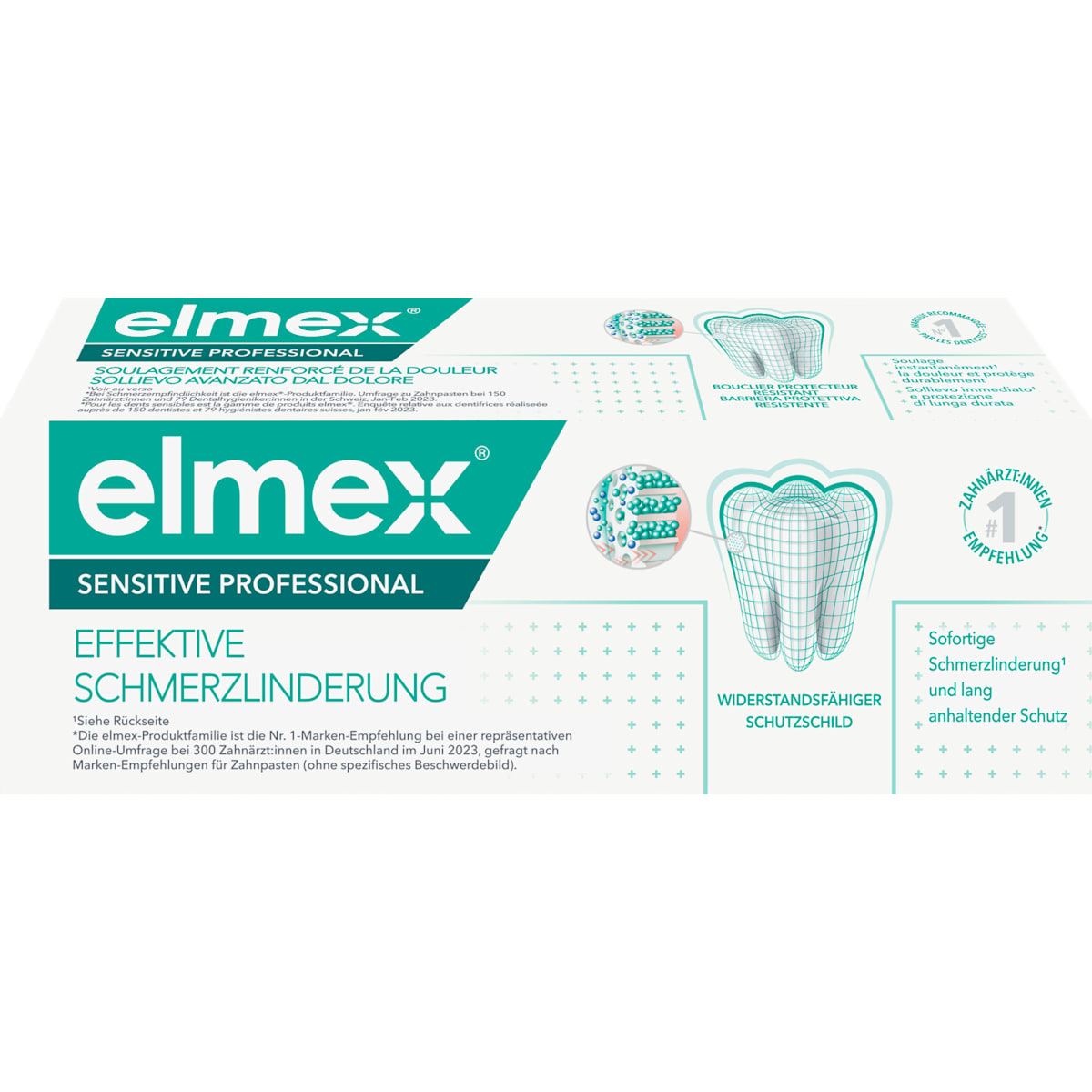 elmex Tandpasta Sensitive Professional, Reisformaat, 20 ml