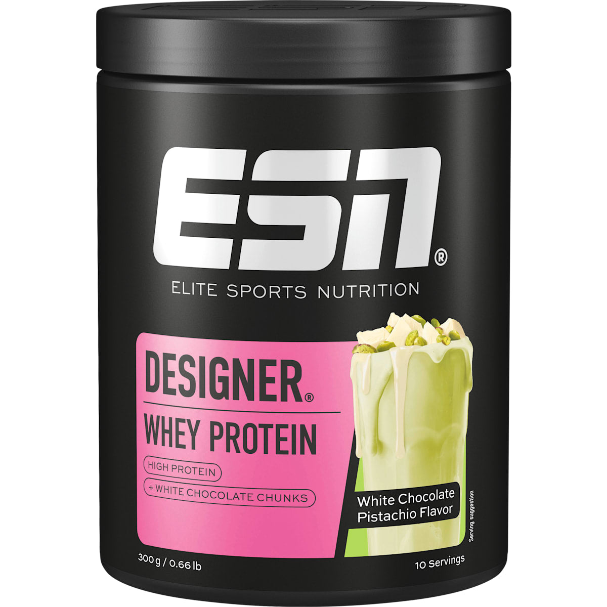 ESN Whey Proteinpulver Designer, White Choco Pistaccio Geschmack, 300 g
