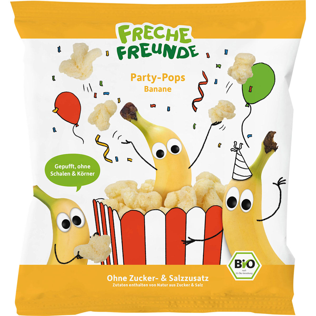 Freche Freunde Kindersnack Party Pops Banaan, vanaf 1 jaar, 15 g