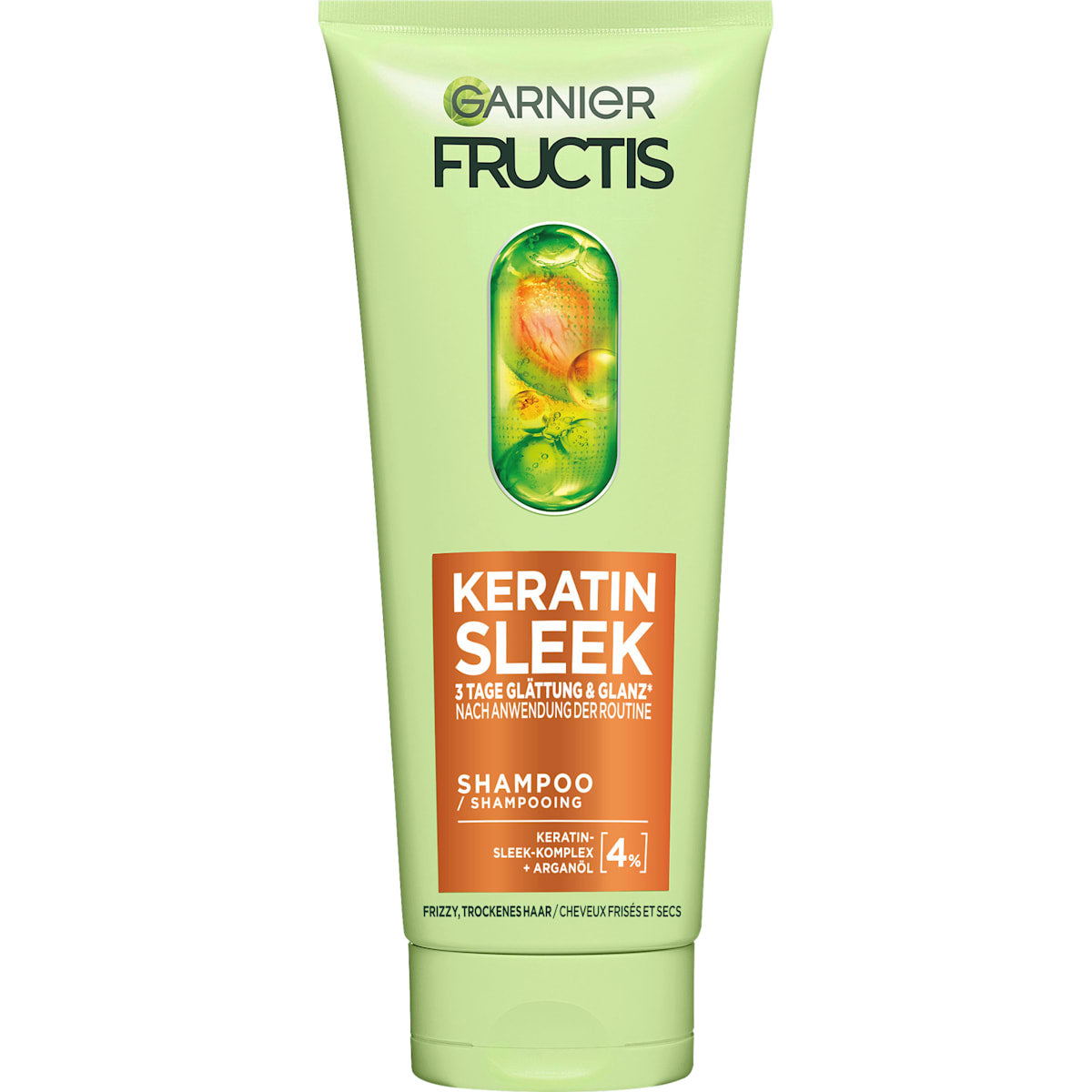 GARNIER FRUCTIS Shampoo Keratin Sleek, 200 ml