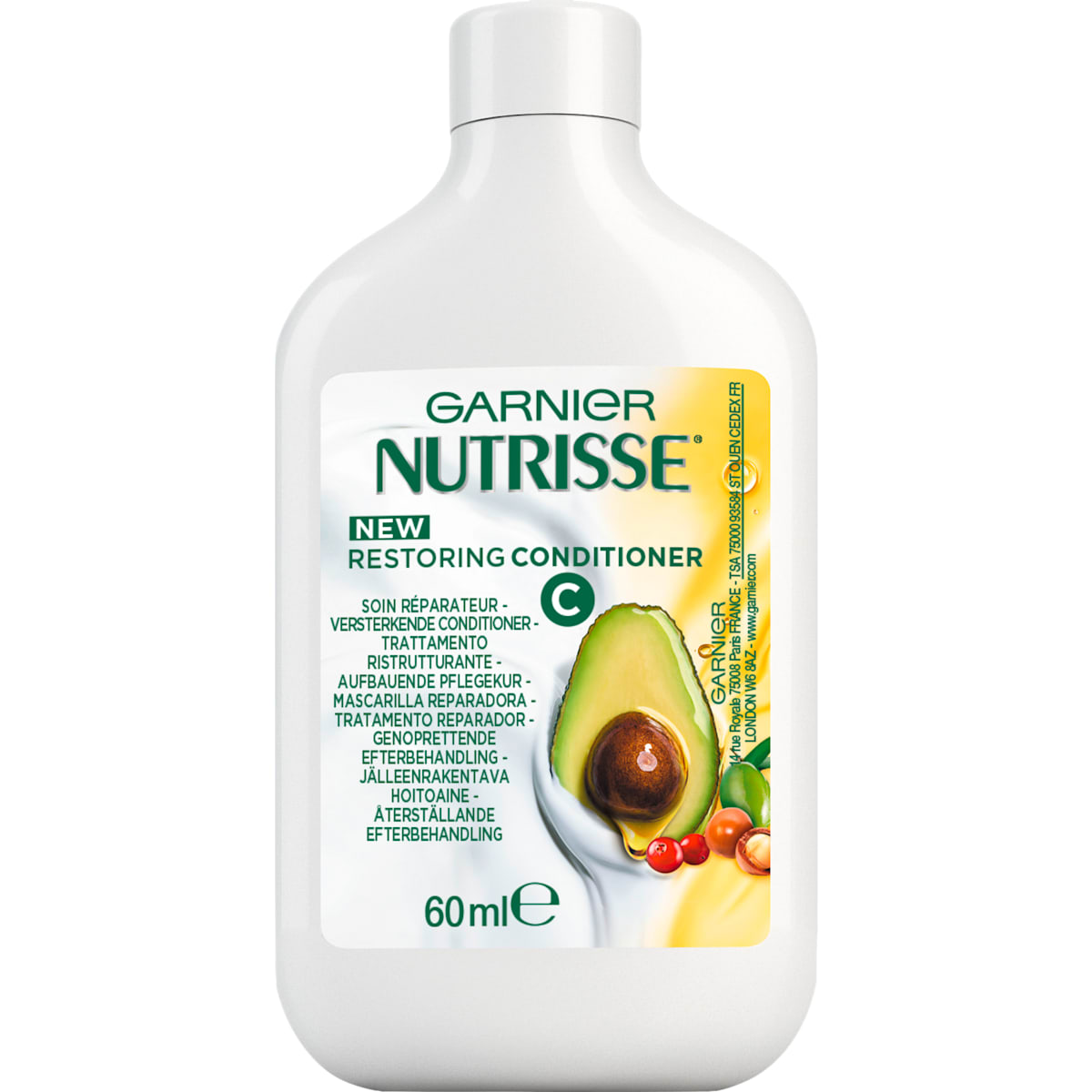 GARNIER NUTRISSE Haarmasker Aufbauende Pflegekur, 60 ml