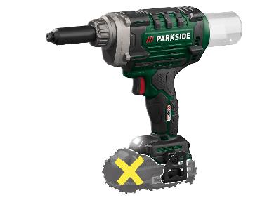 PARKSIDE® 20 V Accu-Blindklinkpistool »PABNSG 20-Li A1«, zonder Accu – zonder Lader