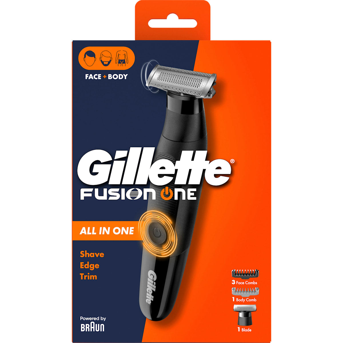 Gillette Elektrische Scheermes, Fusion One All in One Trimmer, 1 St