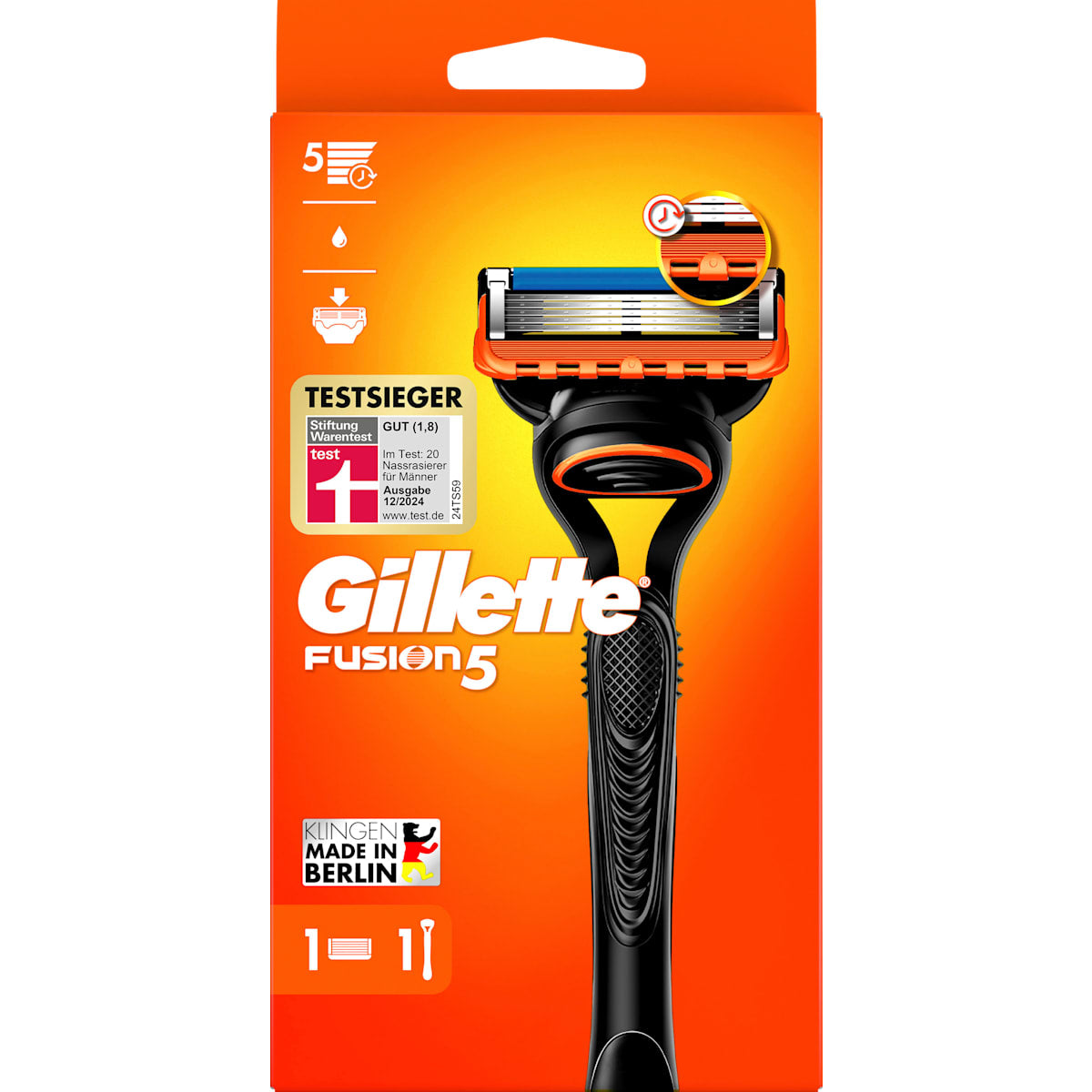 Gillette Scheermes, Fusion5, 1 St