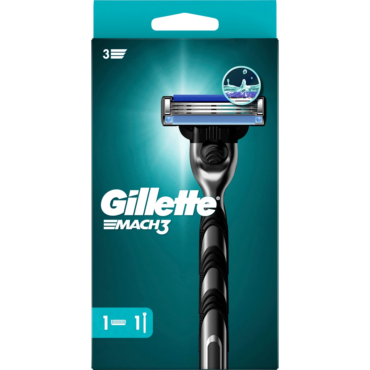 Gillette Scheermes, Mach3, 1 St