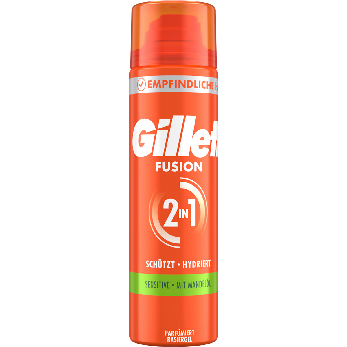Gillette Scheergel, Fusion5 Sensitive, 200 ml