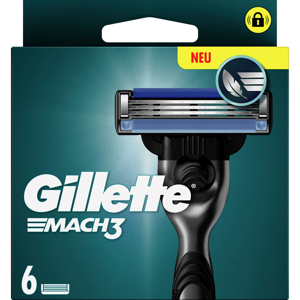 Gillette Scheermesjes, Mach3, 6 St