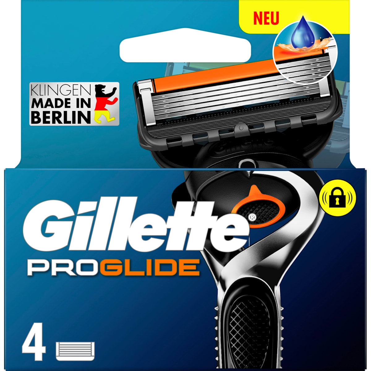 Gillette Scheermesjes, ProGlide, 4 St