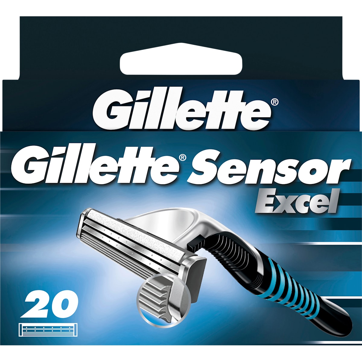 Gillette Scheermesjes, Sensor Excel, 20 St