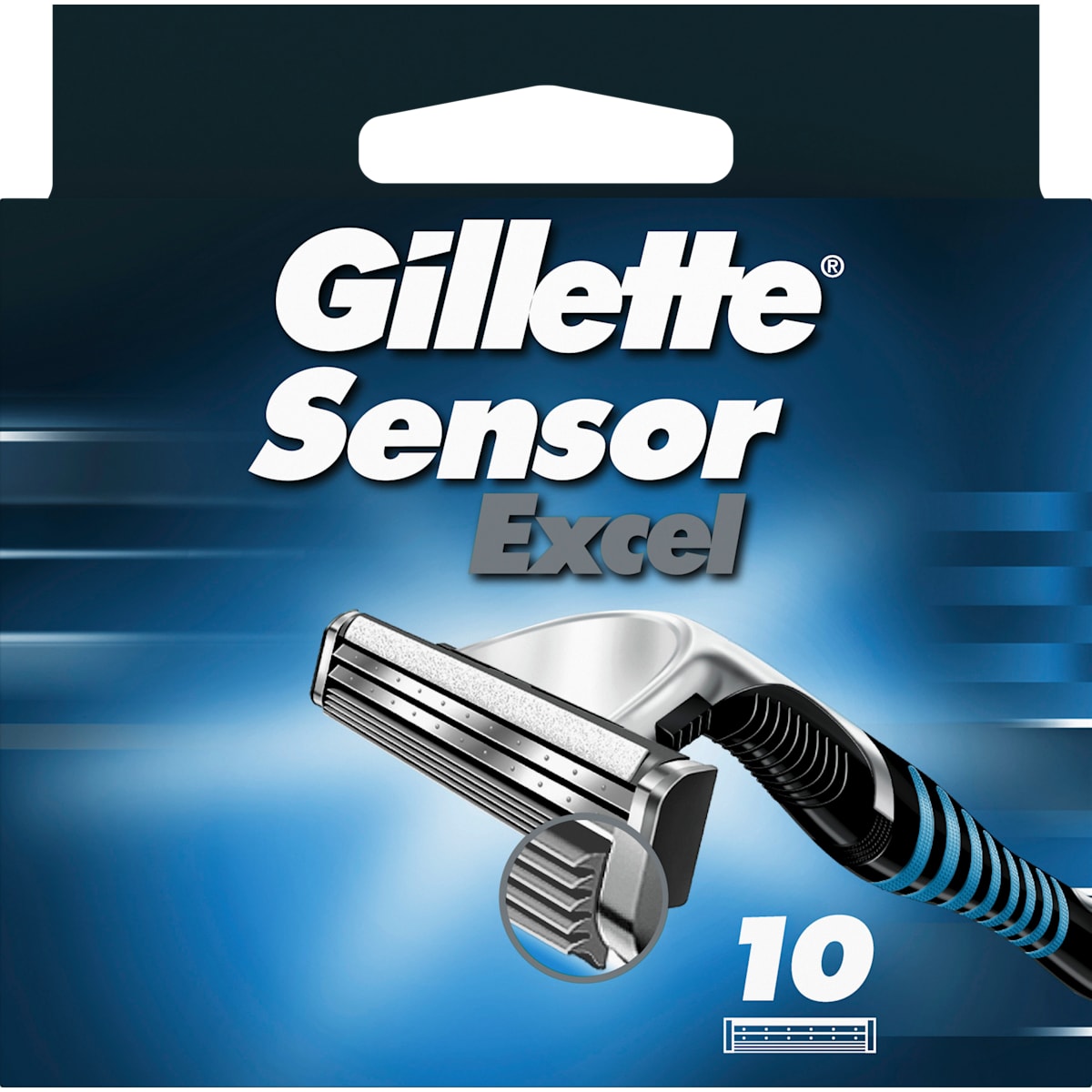 Gillette Scheermesjes, Sensor Excel, 10 St