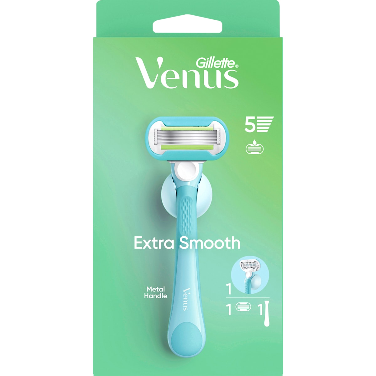 Gillette Venus Scheermes, Extra Smooth, 1 St